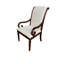 Regency Upholstered Arm Chair