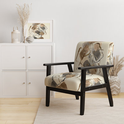 Hemisha - Upholstered Modern Accent Arm Chair