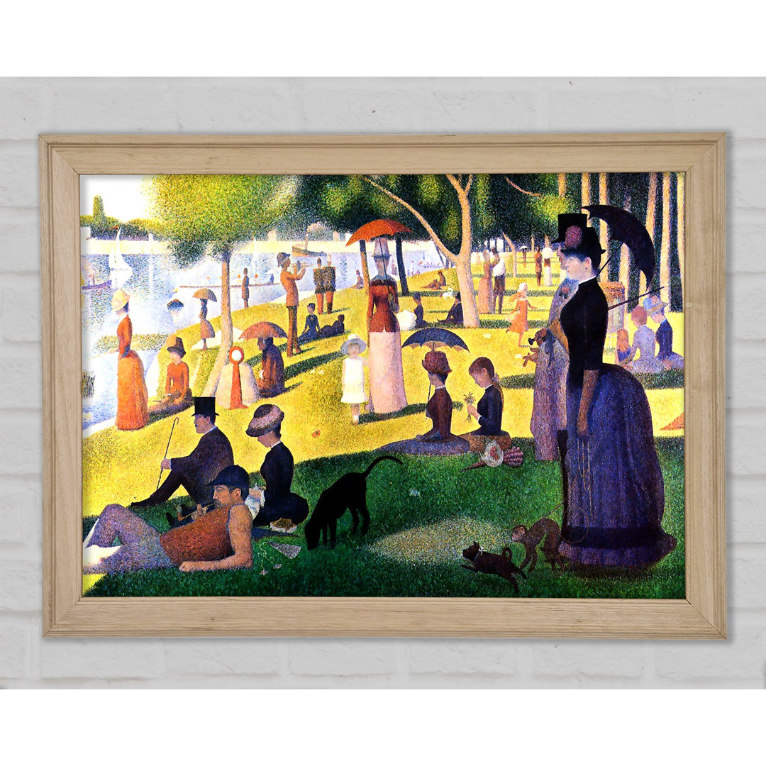 Sunday At La Grande Jatte von Seurat - Einzelne Bilderrahmen Kunstdrucke