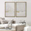 «Pastel Grunge Landscape Abstract Shapes», 2 pièces sur toile-99016234-99016235