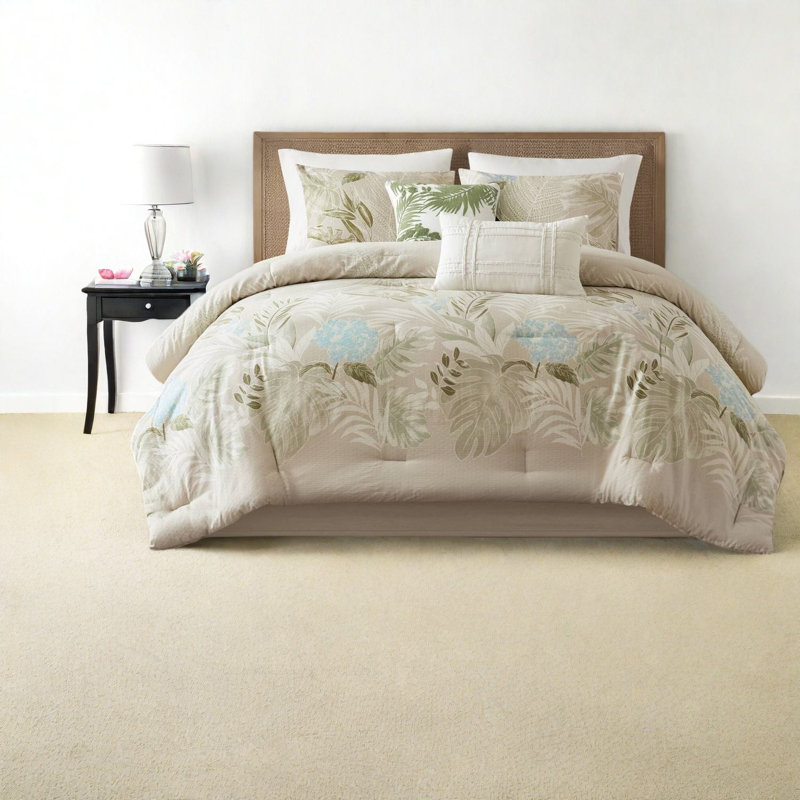 Premium 6-piece Cotton Bedding Sets, Coastal Style For Home Comfort