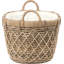 Hand Woven Laundry Hamper with Handles
