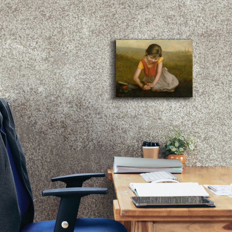 «Yisel Hope Of Spring On Canvas» par David Lindsley, reproduction, H 12 po x l 16 po x P 0,75 po