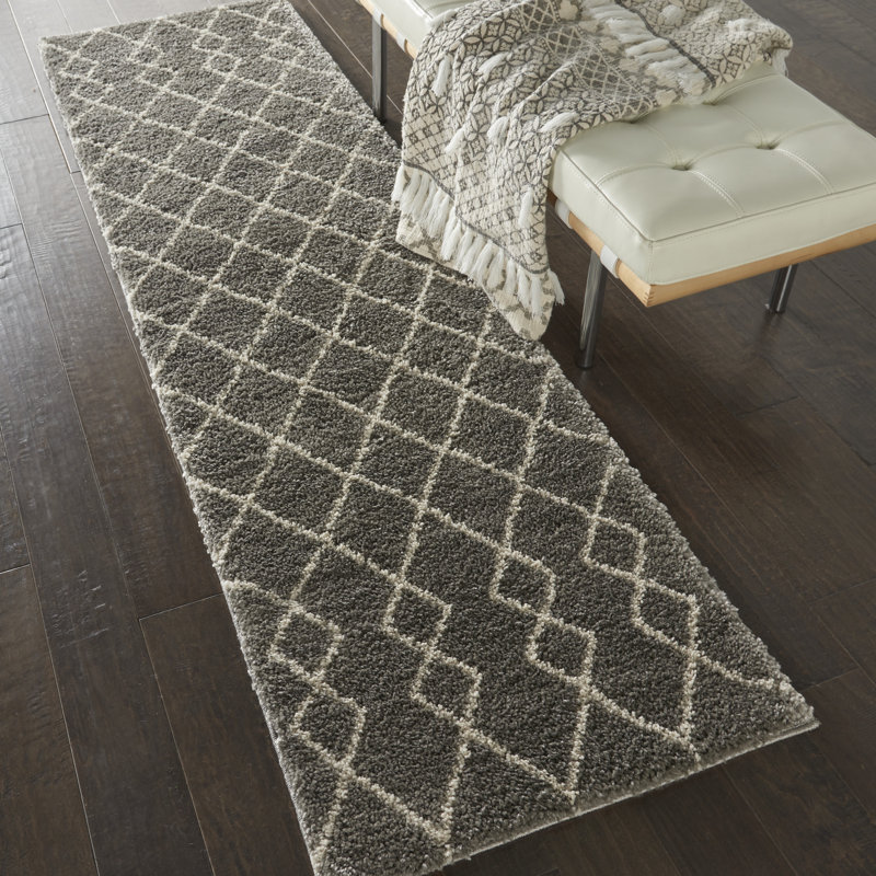 Bybel Geometric Indoor Rug, Runner 2'2" x 7'6"