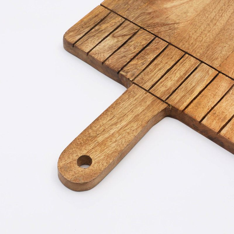 Wood Chopping Board | Serving & Cutting Board | 19.5"X10.5"