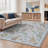 Aarna Woodland Rustic Animals  Beige&Brown Area Rug, Washable Kids Rug with Non-Slip Backing-1748927362-1745226176