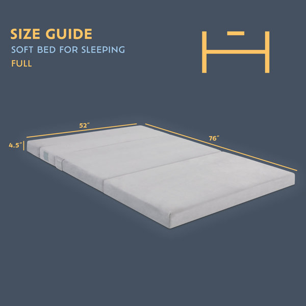 Arsuite Carrasco 3'' Plush Gel Memory Foam Mattress