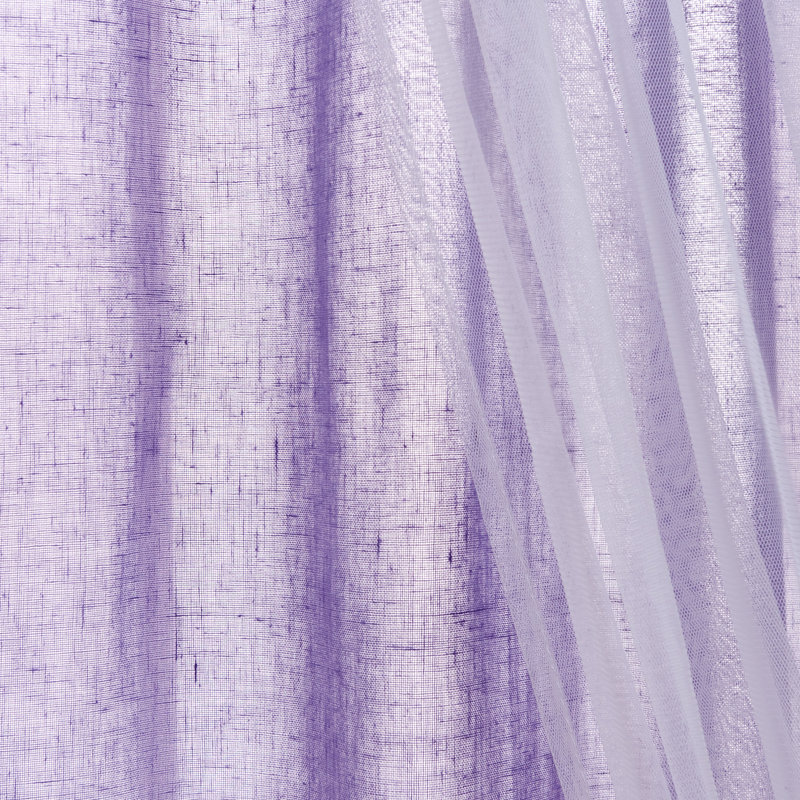 Duluth Sheer Curtain Pair, Lilac
