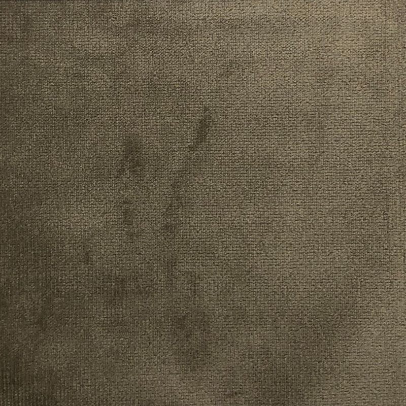 Taie décorative Fairfield, Taupe, 26 po x 26 po, Velours uni