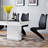 Upholstered Kitchen Dining Chair, Cantilever Side Chairs-1888647831