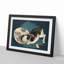 Cat with Paper Lantern by Kobayashi Kiyochika - Picture Frame Graphic Art Print-55513642-55513643