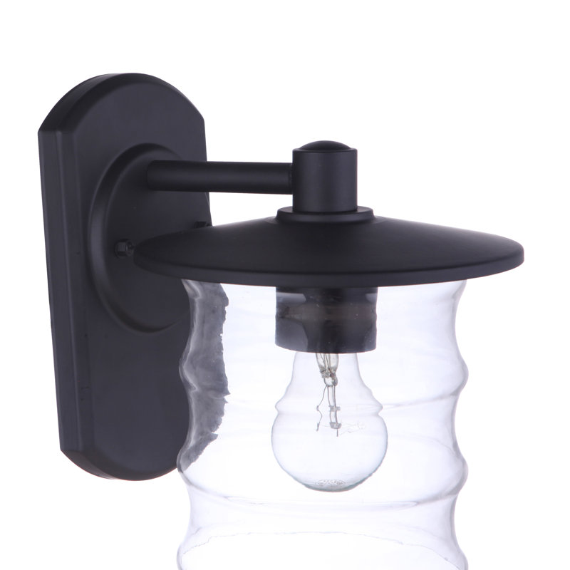 Ammadas Wall Light, Midnight, 10" H x 7.5" W x 9" D