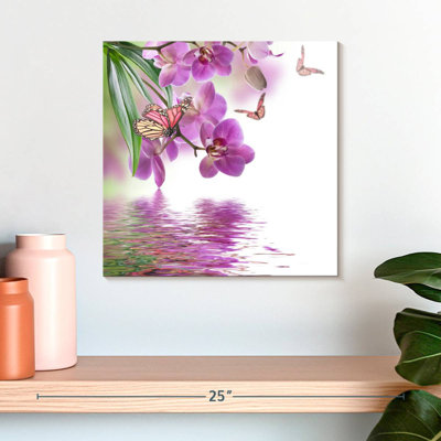 Orchidée Harnek et papillons