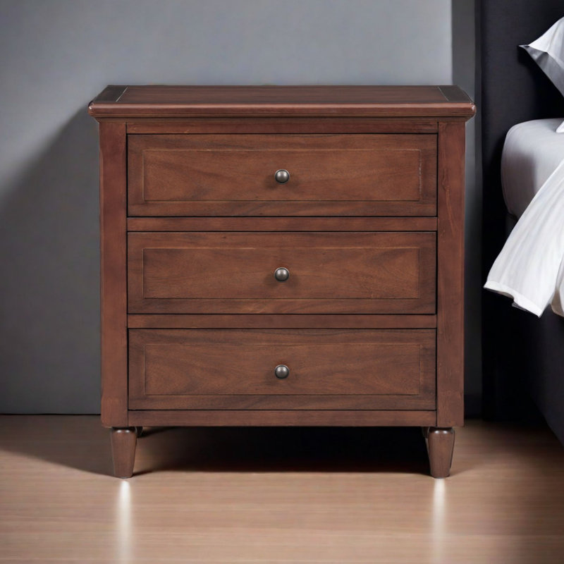 28'' W Nightstand, Brown