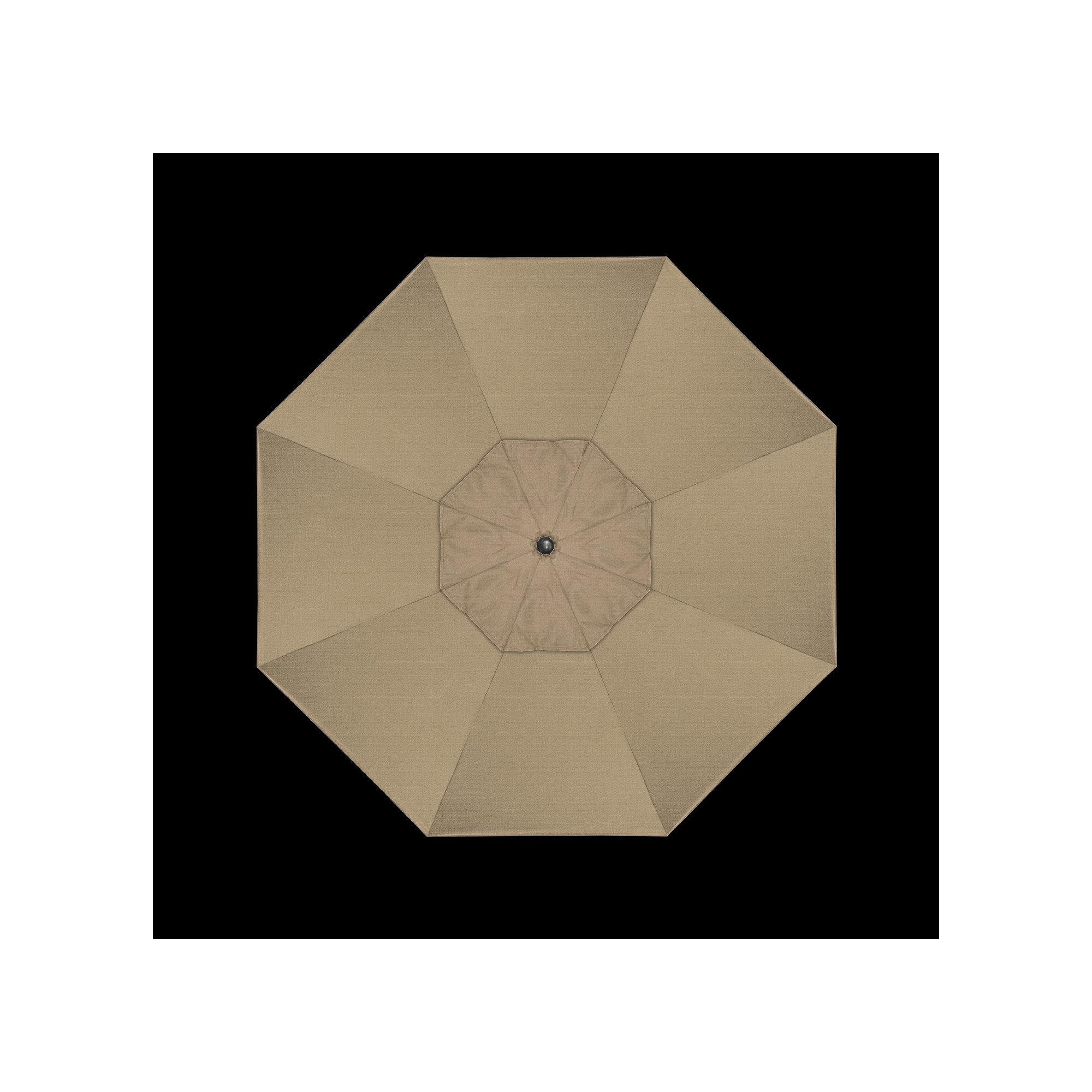 9' Market Sunbrella Umbrella, Canvas Heather Beige Sunbrella® Canvas