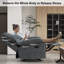 Fauteuil inclinable et berçant manuel Saidee-1784976528