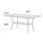 Cenobio 68.11'' Rectangular Wooden Dining Table with Shelf Storage & Metal Legs