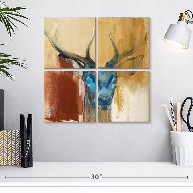 Jeune cerf Brampt Mask, H 18 po x l 18 po