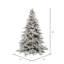 Utica Lighted Artificial Fir Christmas Tree-1720700851
