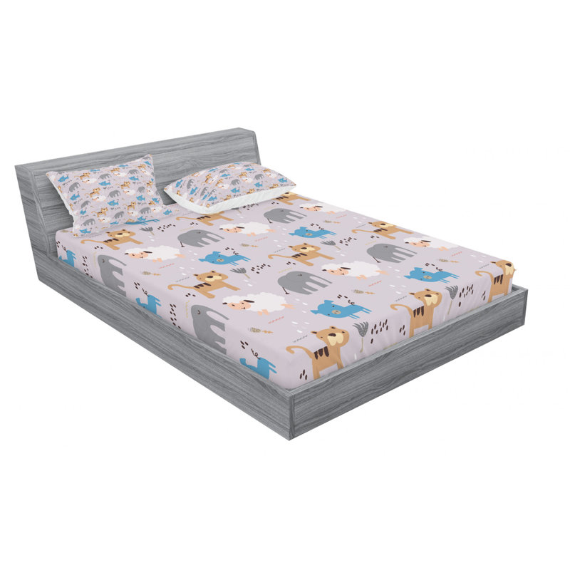 Microfiber Sheet Set, Queen Sheet Set + Fitted Sheet + 2 Pillowcases