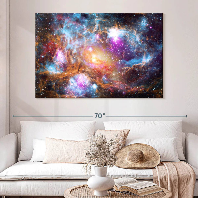 Oberle Cosmic Galaxies, 34" H x 51" W