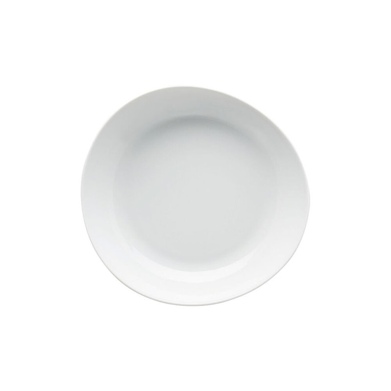 Junto Handmade Porcelain Soup Bowl, White