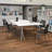 Oliverson Plastic Stacking Lobby Chairs with Honeycomb Backs-485854537-409419449-447234825