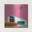  «Sunkissed Suburbia 6» par Jan Weiss, art mural en métal, 24 po x 24 po-2000622783