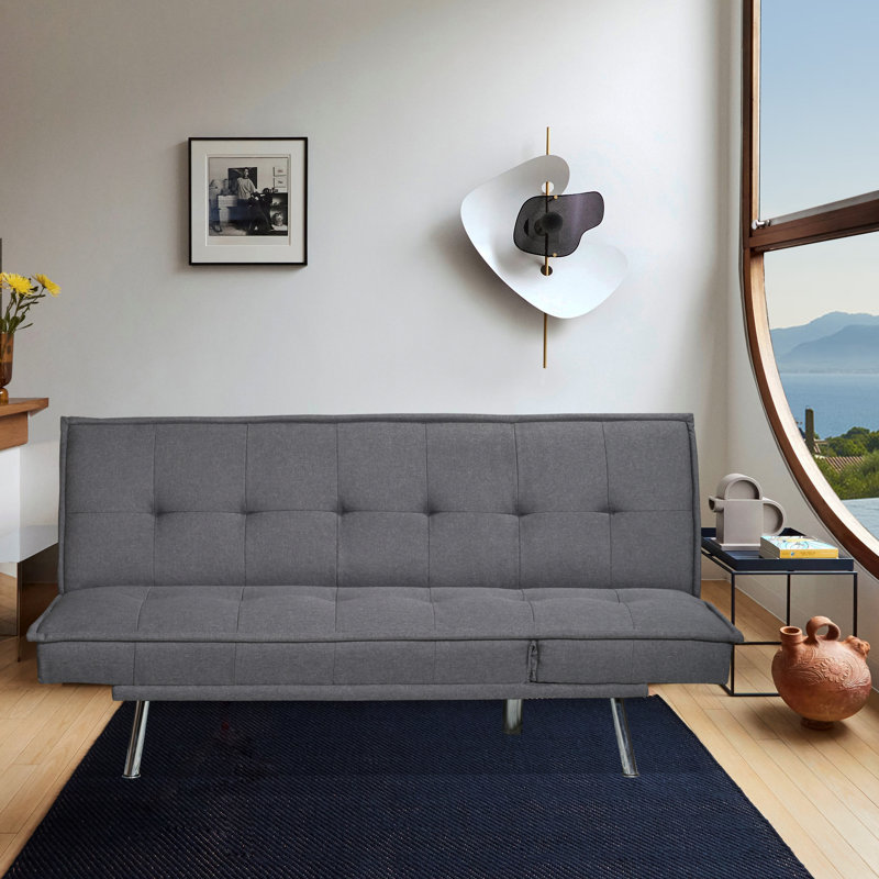 Twin 73'' Upholstered Convertible Sofa