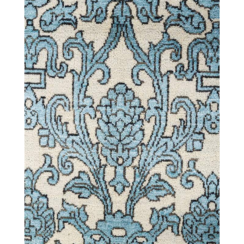 Overdyed One-of-a-Kind 9' 2" X 12' 1" Hand Knotted Area Rug