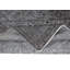 Tapis gris recyclé fait à la main 6 x 9,4 pi pour un décor moderne de maison et de bureau