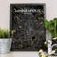 Minneapolis City Map - No Frame Print-1151659281