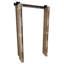 Unfinished Wood Panel Bi-Fold Barn Door with Folding Installation Hardware-86574379-125120050-125120053