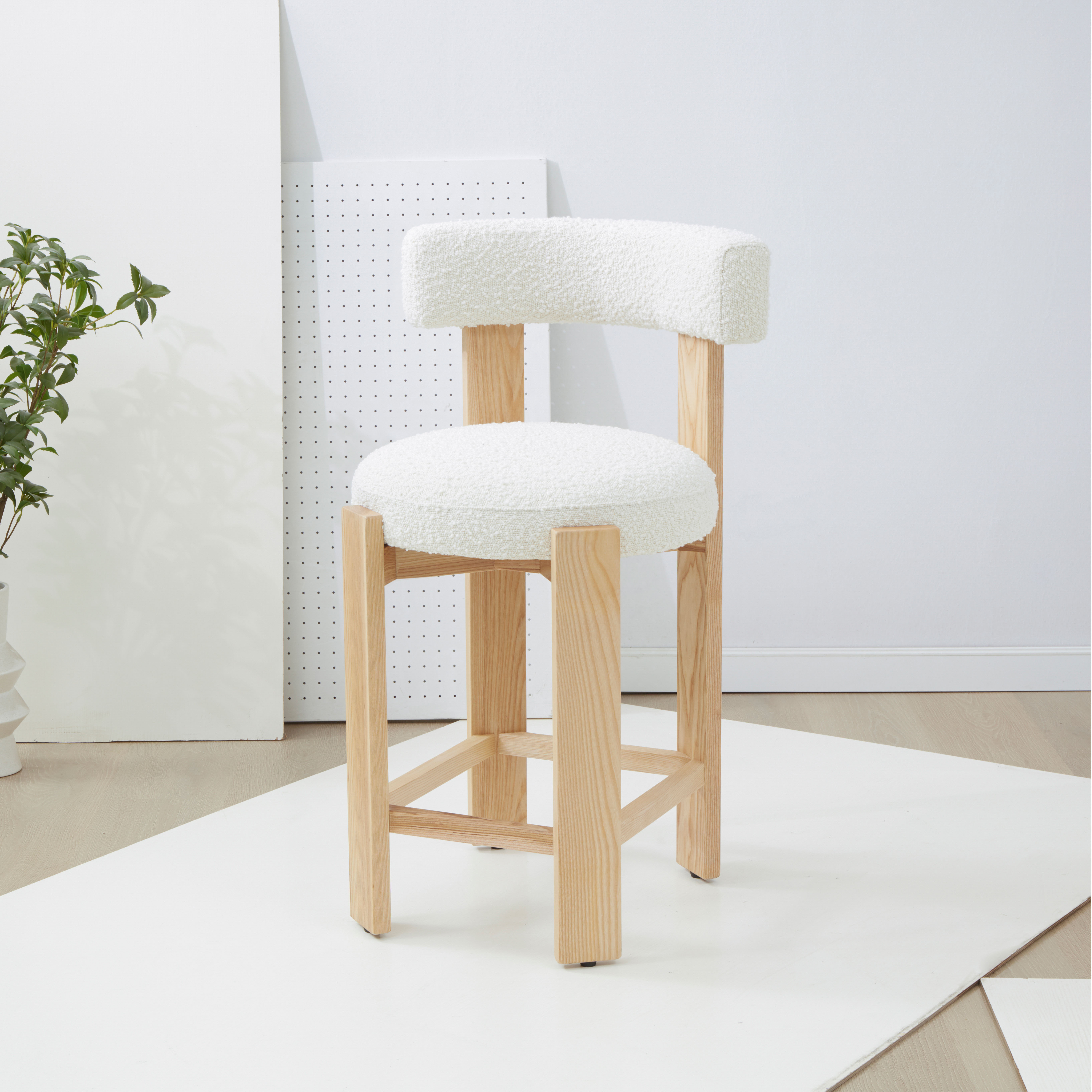 AllModern Saralisa Wood Counter Stool Wayfair Canada