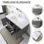 Meuble-lavabo mural simple 48 po avec lavabo en résine-329963537