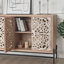 Armoire en bois exquise à 4 portes pour un rangement polyvalent