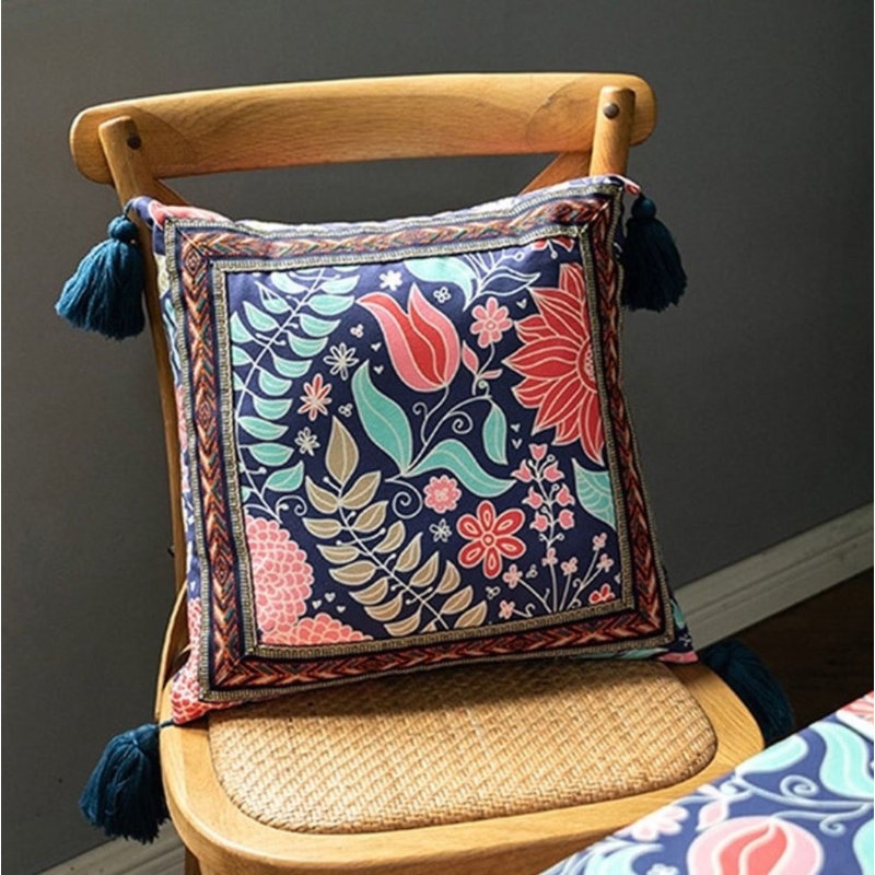 Alandria Floral Square Cushion Cover