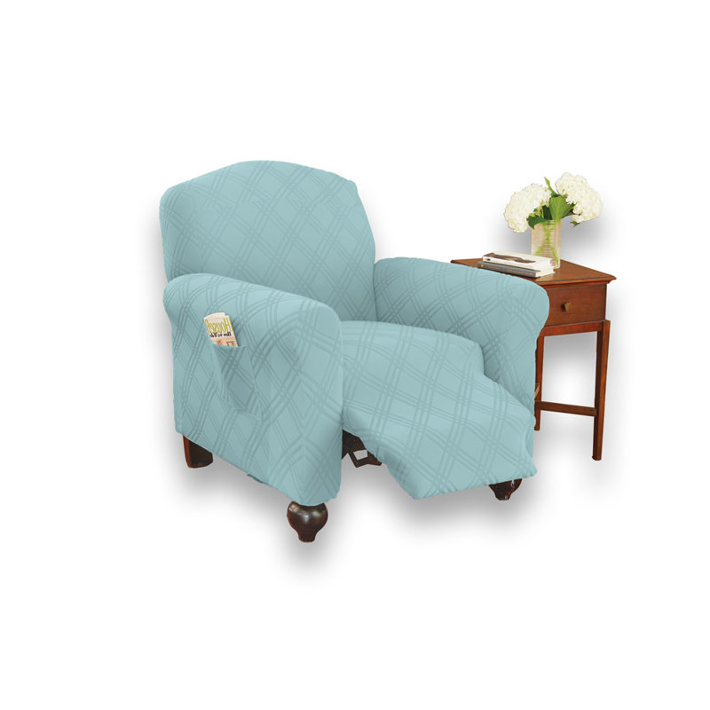 Housse pour fauteuil inclinable Double Diamond, clair, H 42 po x l 82 po x P 38 po