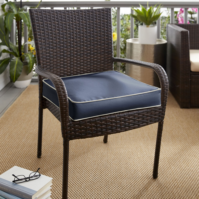 Coussin de siège d’extérieur sunbrella, H 5 po x l 23 po x P 27 po