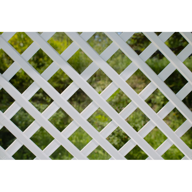 Anjeza Plastic Outdoor Bench, White