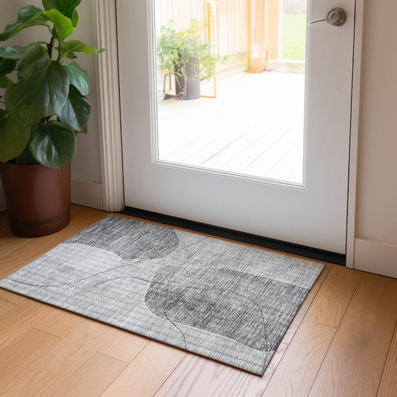 Melania Abstract Indoor / Outdoor Rug, Rectangle 1'8" x 2'6"
