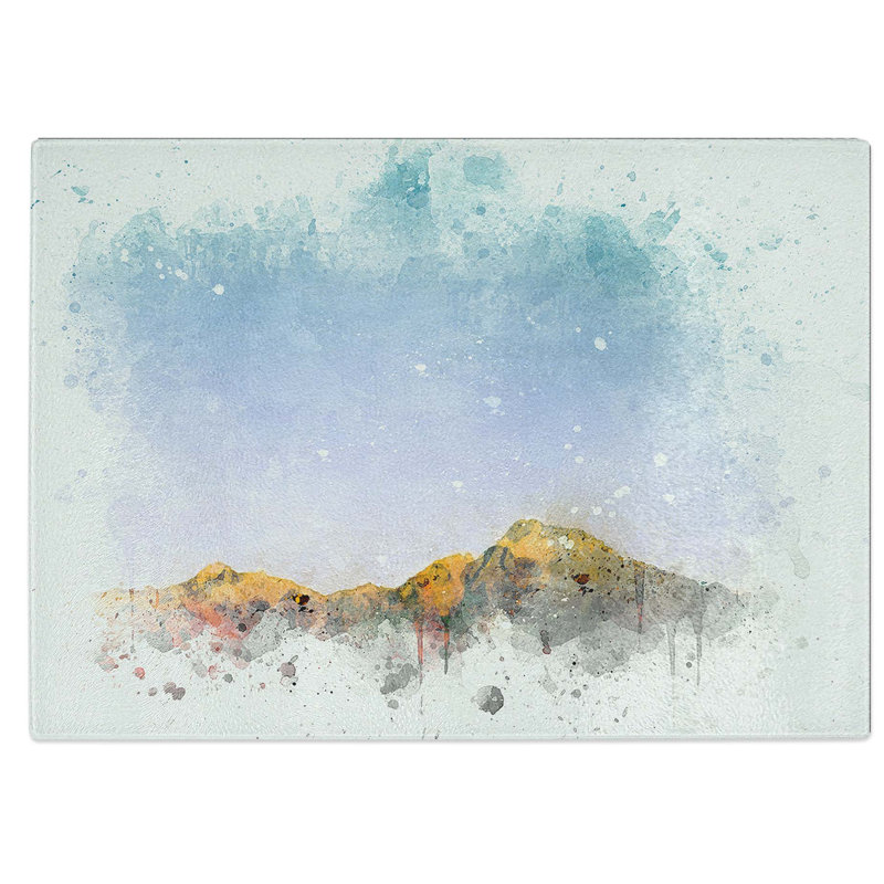 Glass Isalo National Park in Madagascar in Abstract Chopping Board, 39 cm W x 28.5 cm L