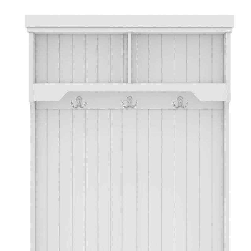 Coat Racks With Hooks, White