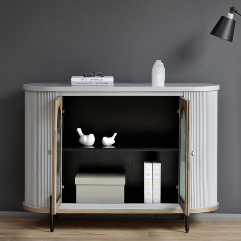 Solid wood retro simple decoration locker