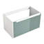 Meuble-lavabo compact 36 po, meuble-lavabo 36 po, finition grattée