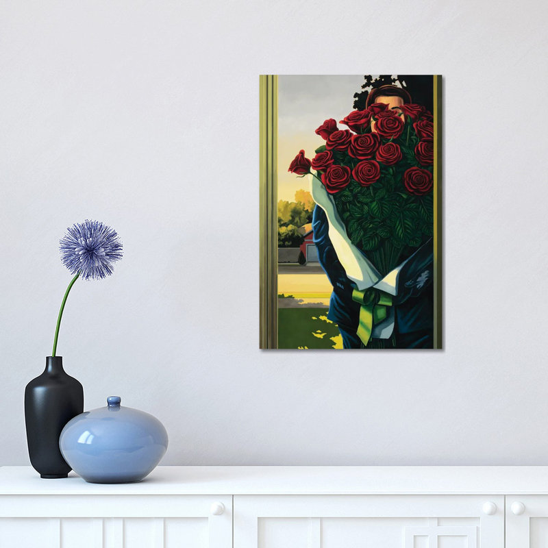 Anonymous Delivery by Ross Jones - Wrapped Canvas Painting, 30.48 cm H x 45.72 cm W
