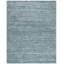 Tapis bleu marine en laine / coton touffeté à la main Moniz-315403685