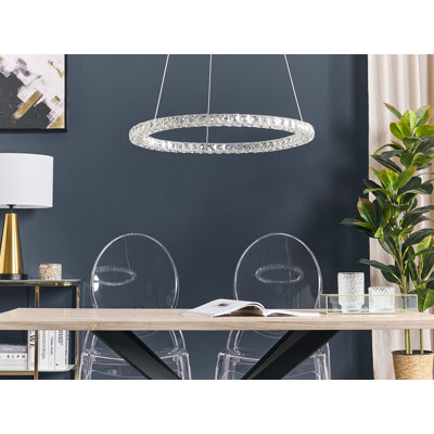 Ranshaw - Light Silver LED Shaded Pendant