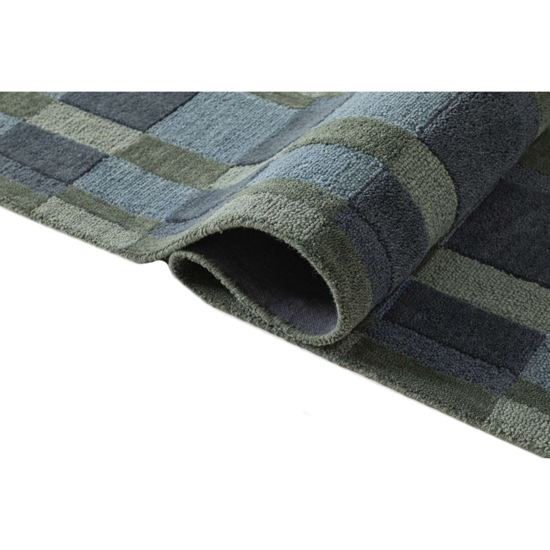 Gemo Hand Tufted Wool Indoor Rug, Rectangle 8'9" x 11'9"