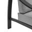 Chaises longues de patio en aluminium durable, style moderne pour recevoir
